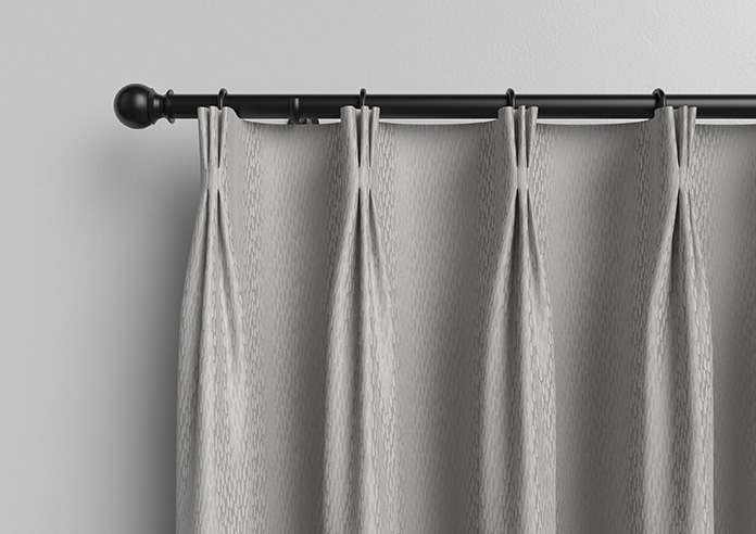 Dew Drop, Metallic Silver - Made to Measure Curtains - Image 11
